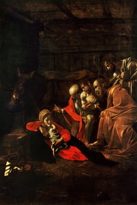Anbetung der Hirten von Caravaggio
