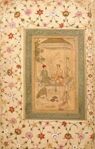 Akbars Söhne Sultan Daniyal und Sultan Murad