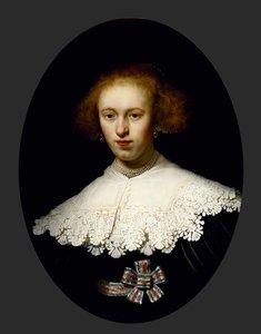 Porträt einer jungen Frau von Rembrandt