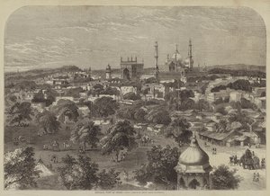 Gesamtansicht von Delhi von after A. Soltykoff