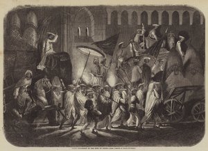 Staatsprozession des Königs von Delhi von after A. Soltykoff