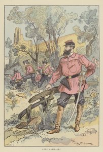 Mit Garibaldi von after Albert Robida
