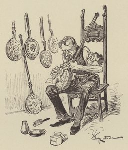 Bettpfannen von after Albert Robida