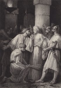 Jesus wird den Soldaten übergeben von after Albert Robida