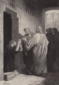 Die Frau von Kanaan von after Albert Robida