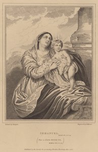 Immanuel, Jesaja, das heißt Gott mit uns, Matthäus von after Anthony van Dyck