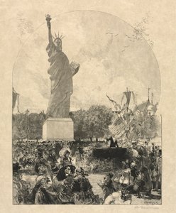 Freiheitsstatue, der Stadt Paris von den Amerikanern geschenkt