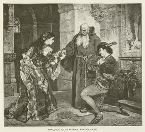 Romeo und Julia in der Zelle von Pater Laurence von after Carl Ludwig Friedrich Becker