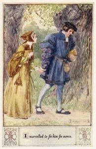 Ich wunderte mich, ihn so bewegt zu sehen von after Charles Edmund Brock