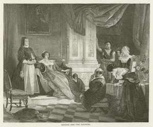Sancho und die Herzogin von after Charles Robert Leslie