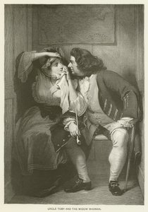 Onkel Toby und die Witwe Wadman von after Charles Robert Leslie