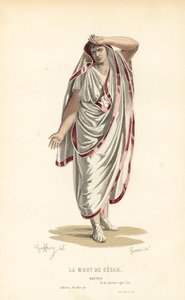 Der Tod von Cäsar, Brutus von after Edmond A.F. Geffroy