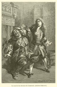 Der Kurier des Ritters von Grammont, Antoine Hamilton von after Emile Antoine Bayard