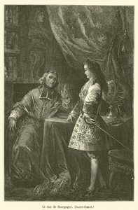 Der Herzog von Burgund, Saint-Simon von after Emile Antoine Bayard