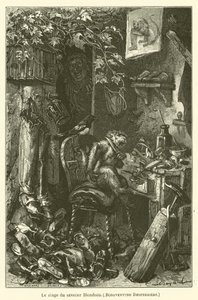 Der Affe des Schusters Blondeau von after Emile Antoine Bayard