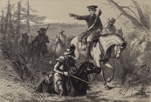 Major Washington auf seiner Mission zum französischen Kommandanten von after Felix Octavius Carr Darley