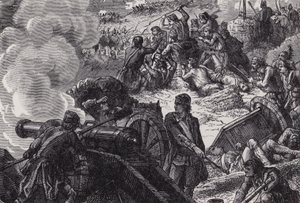 Die Schlacht von Bunker Hill von after Felix Octavius Carr Darley