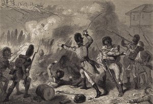Die Briten werden bei Fort Stephenson zurückgeschlagen von after Felix Octavius Carr Darley