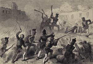 Die Einnahme von Monterey von after Felix Octavius Carr Darley