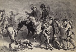 Aufstand der Neuengland-Bauern von after Felix Octavius Carr Darley