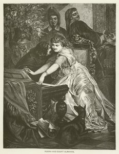 Rosina und Graf Almaviva von after Ferdinand Keller