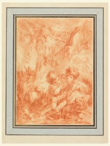 Zwei Kinder von after Francois Boucher