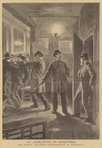 Anarchisten in England von after Frederic Theodore Lix