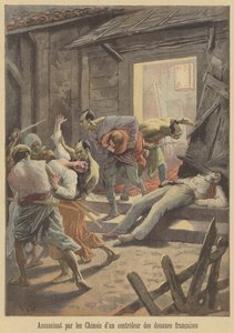 Mord an einem französischen Zollbeamten durch die Chinesen