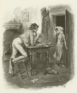 Dick Swiveller und die Marquise von after Frederick Barnard