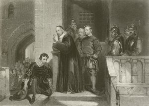 Erzbischof Laud segnet Strafford von after George Cattermole