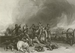 Tod des Earl of Northampton von after George Cattermole