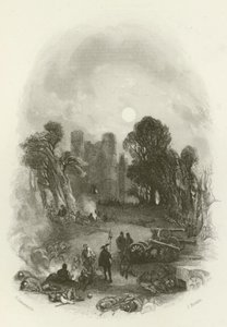 Das Lager des Königs vor Donnington Castle von after George Cattermole
