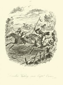 Illustration für Launcelot Greaves von Tobias Smollett von after George Cruikshank