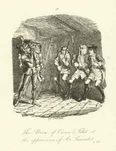 Illustration für Launcelot Greaves von Tobias Smollett