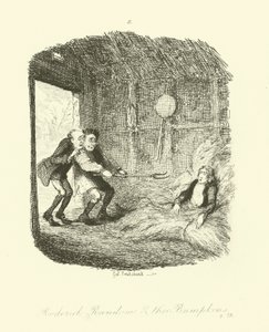 Illustration für Roderick Random von Tobias Smollett