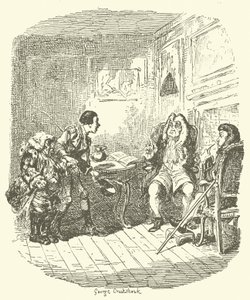 Illustration für Tristram Shandy von after George Cruikshank
