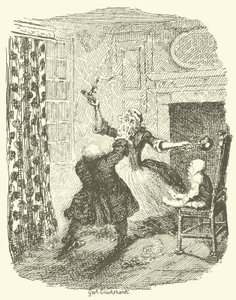 Illustration für Tristram Shandy von after George Cruikshank