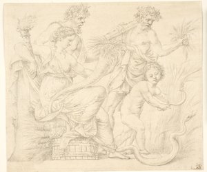 Persephone und Dionysos von after Giulio Romano