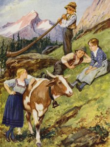 Ein Schweizer Sommer von after Gordon Frederick Browne