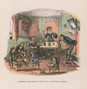 Illustration für Nicholas Nickleby von after Hablot Knight Browne