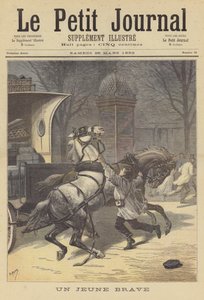 Ein mutiger Jugendlicher von after Henri Meyer