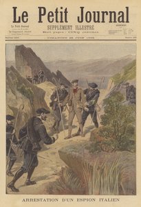 Verhaftung eines italienischen Spions von after Henri Meyer