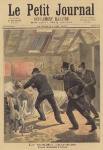Verhaftung eines anarchistischen Verschwörers von after Henri Meyer