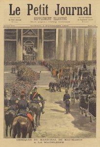Beerdigung von Marschall MacMahon von after Henri Meyer