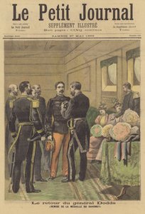 General Dodds erhält die Dahomey-Medaille bei seiner Rückkehr nach Frankreich