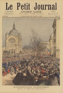 Patriotische Demonstration