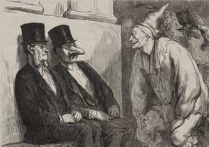 Beim Opernball: Du amüsierst dich zu sehr von after Honoré Daumier