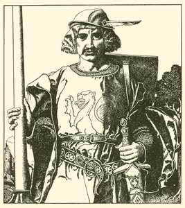 Sir Lionel von Britannien von after Howard Pyle