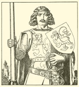 Sir Tristram von Lyonesse von after Howard Pyle