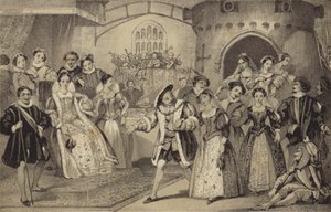 Festzug vor Heinrich dem Achten von James Stephanoff